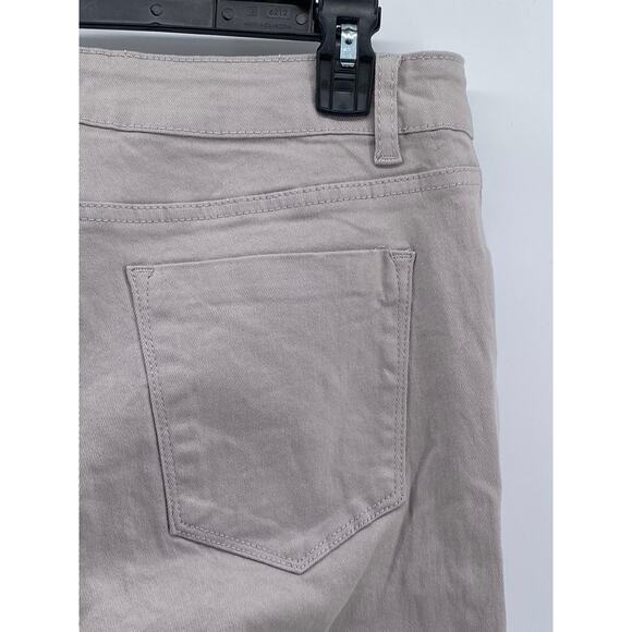 BLUE CONNECTION Women's Light Gray Regular-Fit Five-Pocket Skinny Jeans SZ 13 - Picture 4 of 11